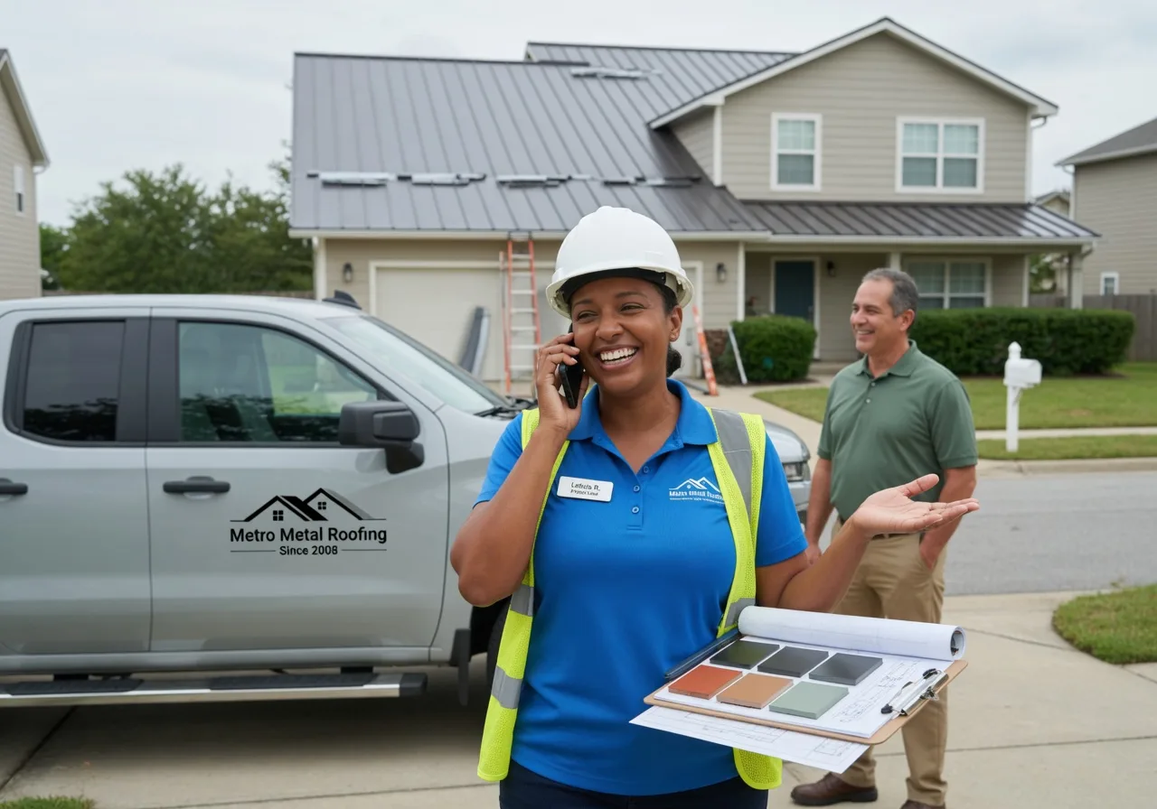 Storm Damage Metal Roof Repair in Lake City, CA